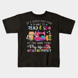 Read & Sew My Life Kids T-Shirt